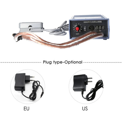 Portable 18650 Battery Spot Welder 5000W High Power Handheld Spot Welding Machine, Style: Automatic Version US Plug - Others by buy2fix | Online Shopping UK | buy2fix