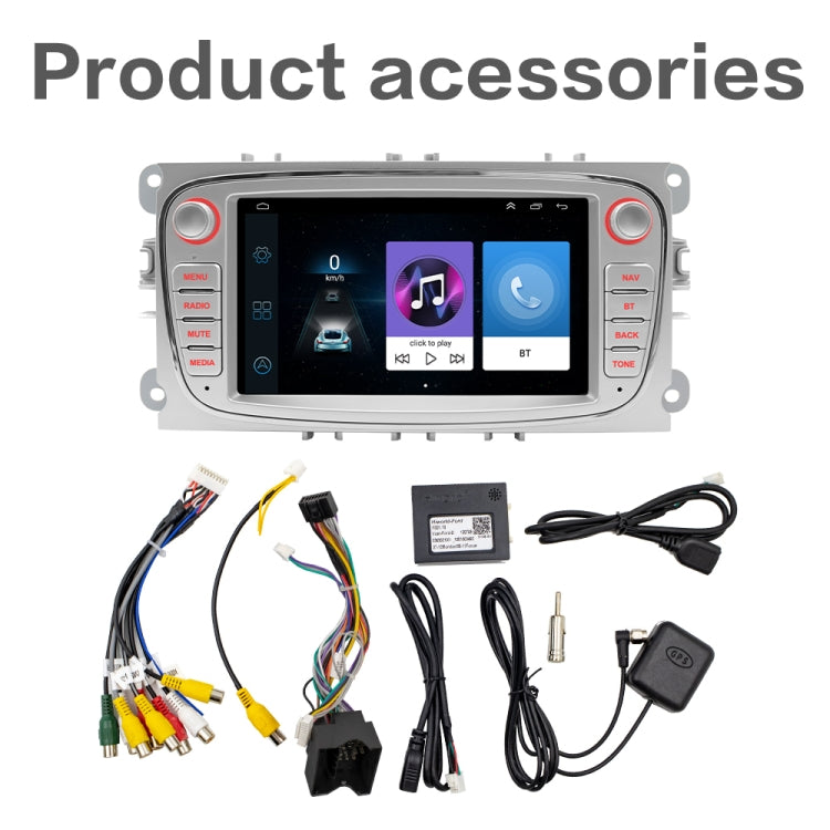 For Ford Focus 7 Inch HD Android Navigation Bluetooth RDS Radio, Size: 1+32G(Black) - Car MP3 & MP4 & MP5 by buy2fix | Online Shopping UK | buy2fix