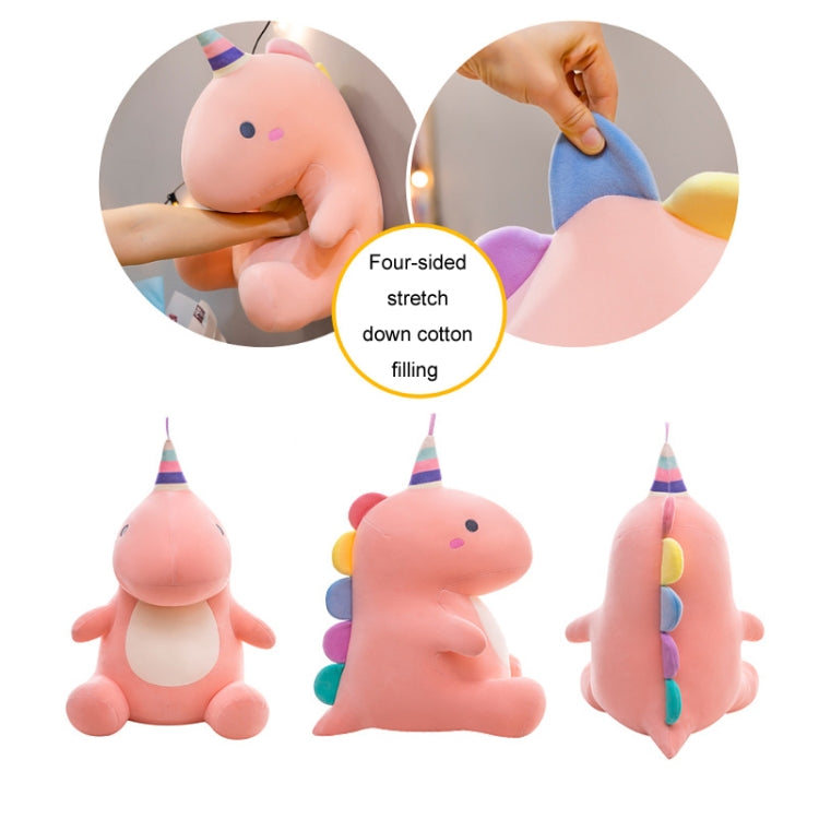 30cm Candy Dinosaur Plush Doll Toy Birthday Gift Pillow(Pink Compression) - Soft Toys by buy2fix | Online Shopping UK | buy2fix