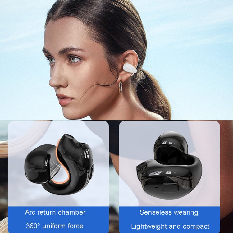 Clip-On Single Ear Bluetooth Earphone Wireless Earphone For Sports And Gaming, Packing: Box(Light Skin) - Bluetooth Earphone by buy2fix | Online Shopping UK | buy2fix