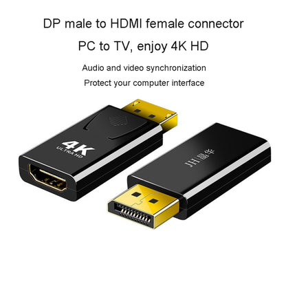 JINGHUA DP Male To HDMI Female Adapter Video Audio Connector, Style: 1080P Universal Version -  by JINGHUA | Online Shopping UK | buy2fix