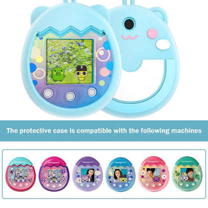 For Tamagotchi Pix Cartoon Electronic Pet Gaming Machine Silicone Protective Cover, Color: Purple - Accessories by buy2fix | Online Shopping UK | buy2fix