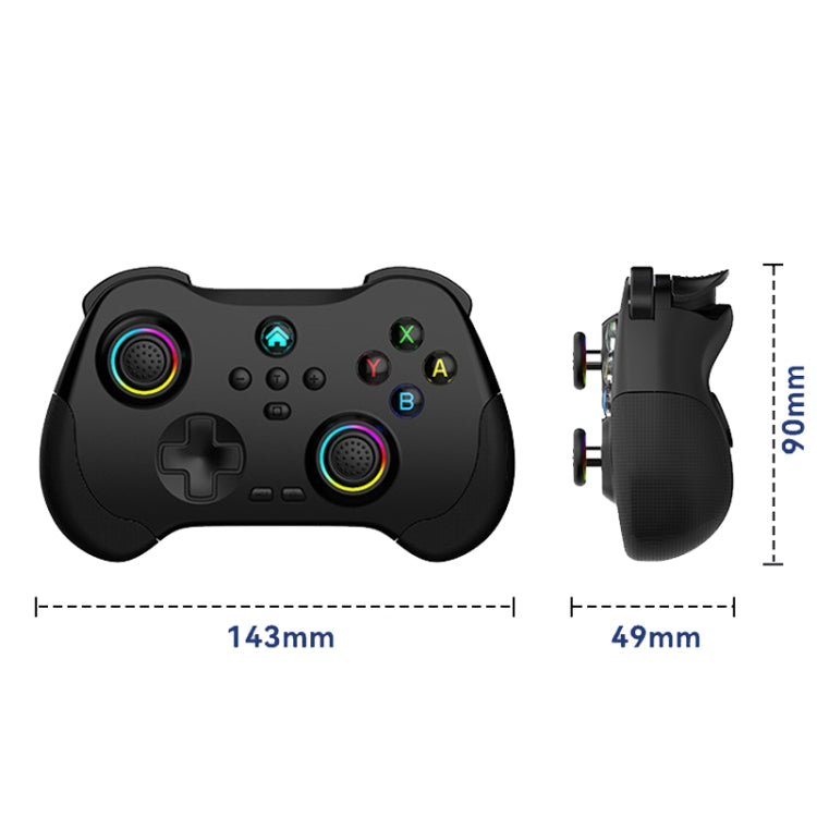 Z01 Wireless Gaming Vortex Dual Hall Body Grip For Switch / PS3 / PS4 / Adroid / IOS(White) - Gamepads by buy2fix | Online Shopping UK | buy2fix