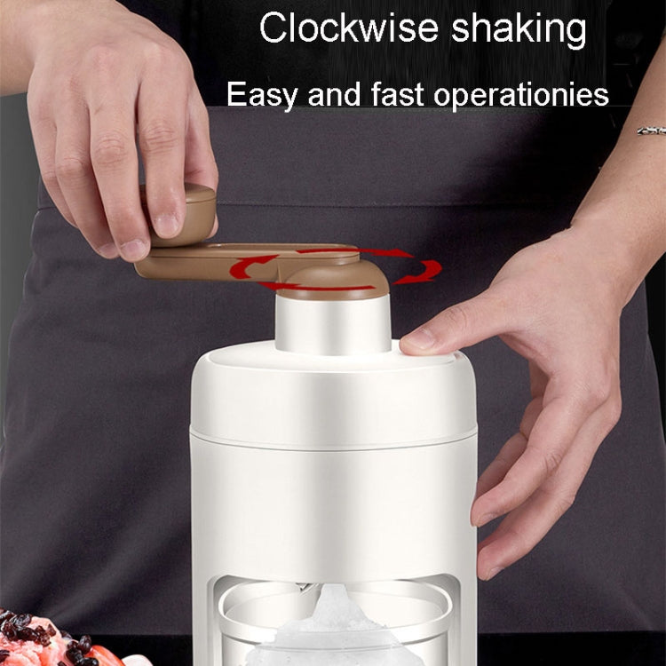 Kacheeg Small Home Ice Shaving Machine Hand-Cranked Ice Crusher, Model: Ice Shaver+Frozen Mold - Stirrer & Squeezer by Kacheeg | Online Shopping UK | buy2fix