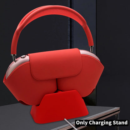 For AirPods Max Wireless Headphone Silicone Charger Dock Stand Base(Red) - Other Accessories by buy2fix | Online Shopping UK | buy2fix