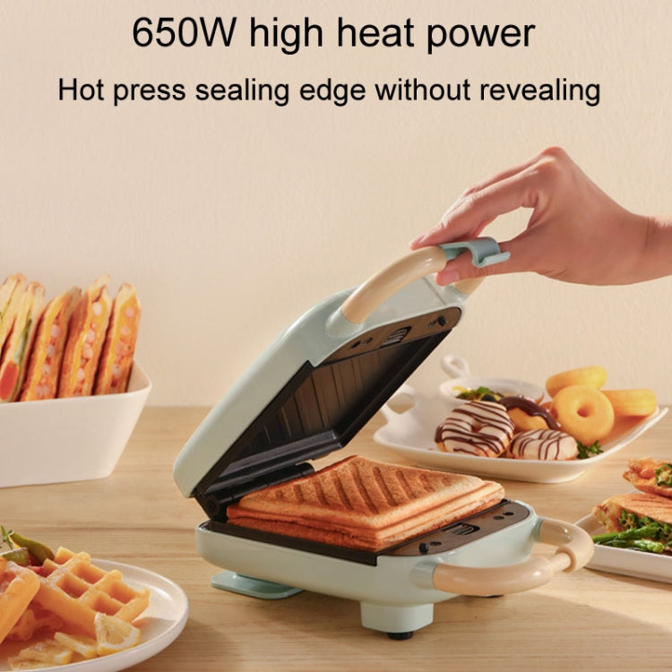 3 In 1 YIDPU Multifunctional Family Breakfast Maker Light Diet Sandwich Waffle Baker, CN Plug(Green) - Bulit-in Ovens & Accessories by YIDPU | Online Shopping UK | buy2fix