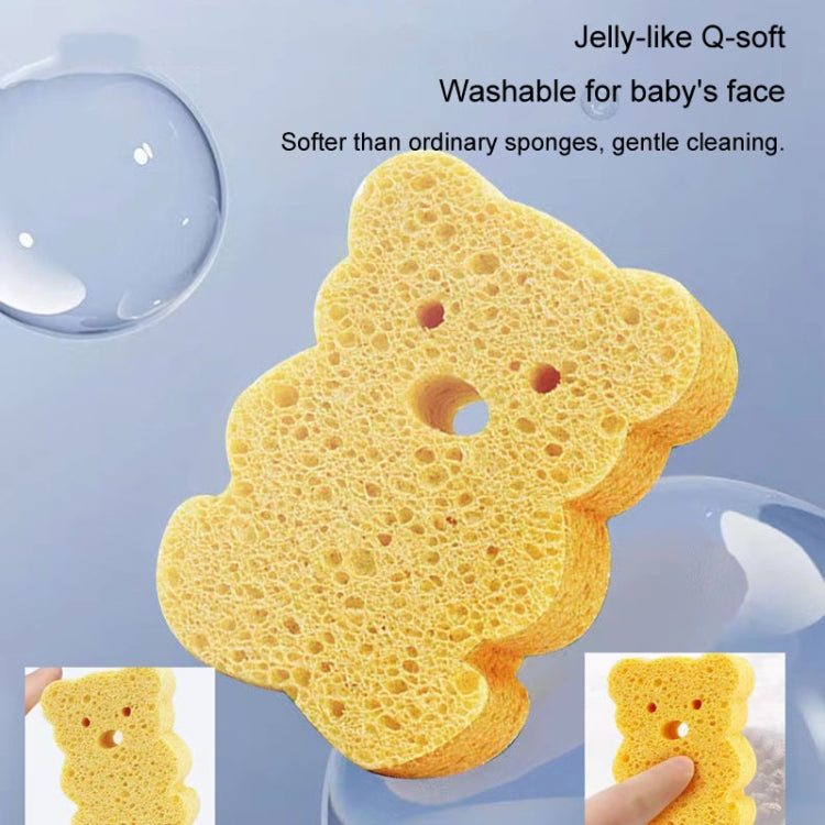 Baby Bathing Wood Pulp Sponge Cute Cartoon Soft Bath Sponge Bath Scrubber, Model: Duck - Bath Brushes & Sponges by buy2fix | Online Shopping UK | buy2fix