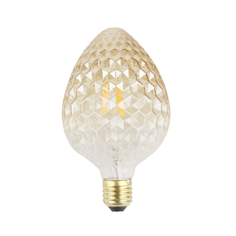 E27 Screw Port LED Vintage Light Shaped Decorative Illumination Bulb, Style: Strawberry Gold(110V 4W 2700K) - LED Blubs & Tubes by buy2fix | Online Shopping UK | buy2fix