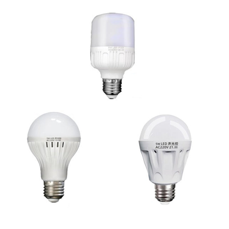 E27 LED Sound/Light Control Bulb Stair Corridor Human Body Sensor Light, Power: 9W(Engineering) - LED Blubs & Tubes by buy2fix | Online Shopping UK | buy2fix