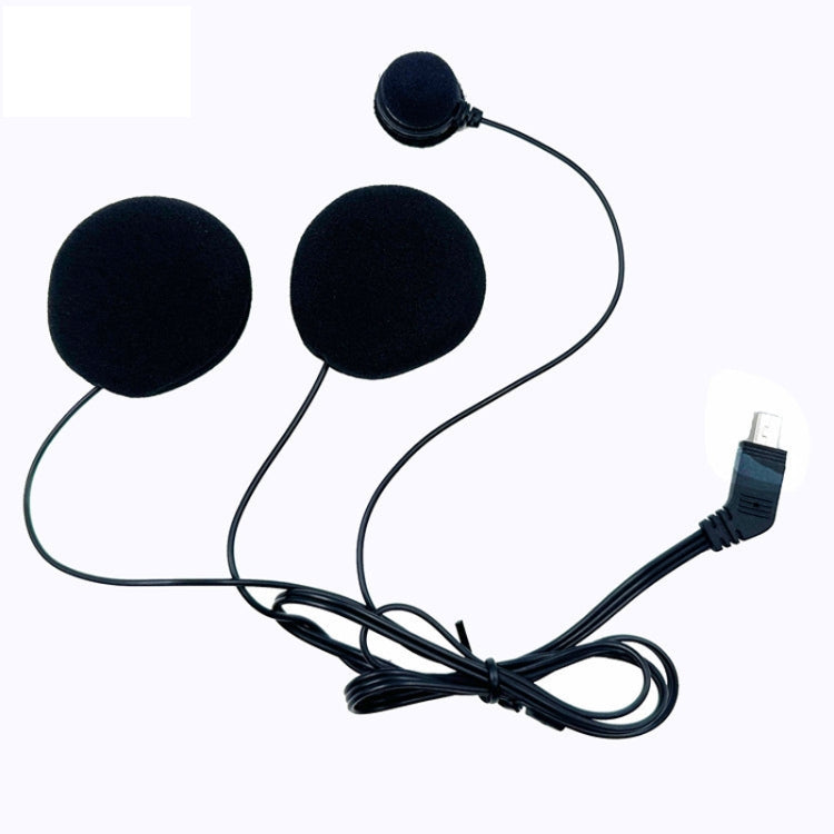 HD Noise-Proof Helmet Intercom Headset Microphone(10Pin Plug+Single Microphone+Double Speaker) - Motorcycle Walkie Talkie by buy2fix | Online Shopping UK | buy2fix