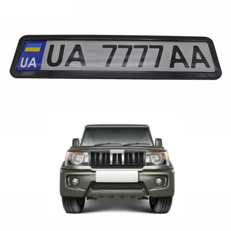 European/Russian/Ukrainian Stainless Steel License Plate Frame(8K Mirror) - License Plate Covers & Frames by buy2fix | Online Shopping UK | buy2fix