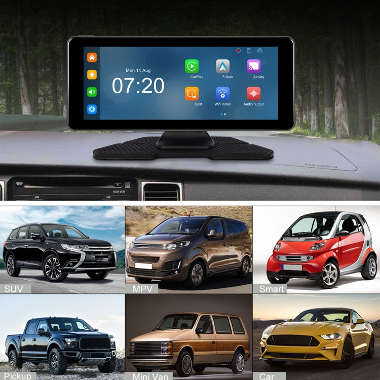 6.86 Inch 4KDVR Smart Screen Player, Specification: Standard+Reversing Camera - Car MP3 & MP4 & MP5 by buy2fix | Online Shopping UK | buy2fix