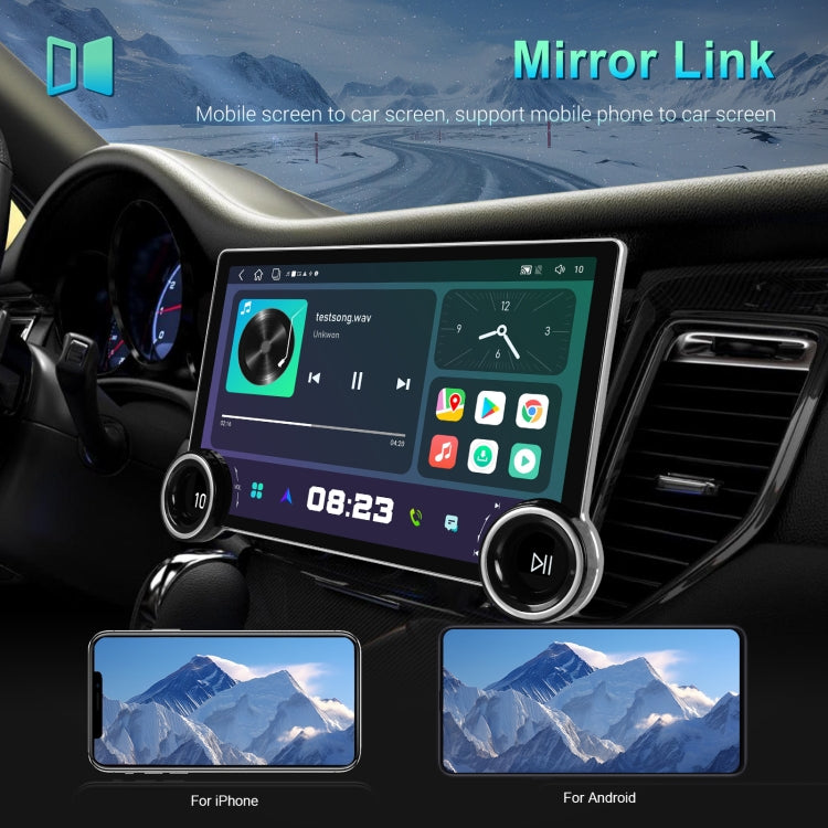 11.8 Inch 4+64G Dual Knob Player Android Large Screen Navigation Wireless CarPlay Reversing Image(Standard) - Car MP3 & MP4 & MP5 by buy2fix | Online Shopping UK | buy2fix