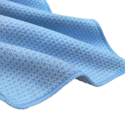 40x40cm Thickened Absorbent Honeycomb Mesh Car Wash Cleaning Towel(Sky Blue) - Car washing supplies by buy2fix | Online Shopping UK | buy2fix