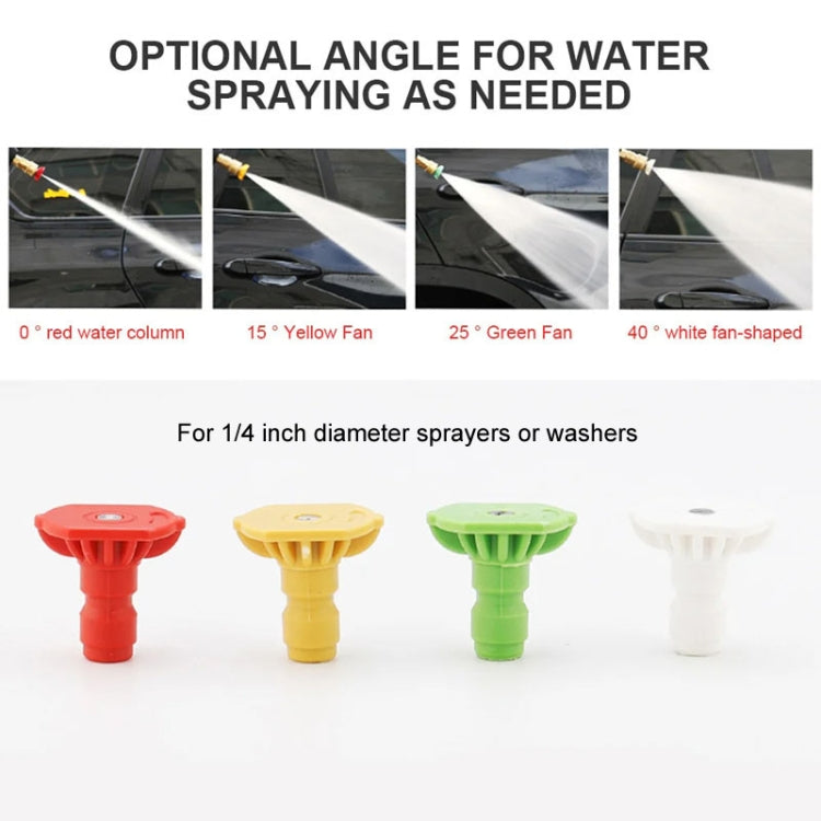 High-pressure Car Washer Nozzle Fan-shaped 1/4 Quick Plug Connector Water Rifle Parts, Specification: Mist Nozzle - Car Washer & Accessories by buy2fix | Online Shopping UK | buy2fix