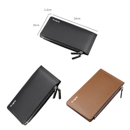 Baellerry CA013 Casual Multi-card Slot Long Wallet Multifunctional Ultra-thin Card Holder(Coffee) - Wallets by Baellerry | Online Shopping UK | buy2fix