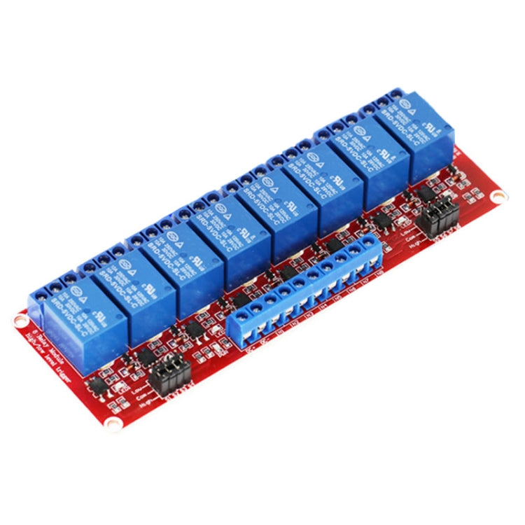 8 Way 5V Relay Module With Optocoupler Isolation Supports High And Low Level Trigger Expansion Board - Relay Module by buy2fix | Online Shopping UK | buy2fix