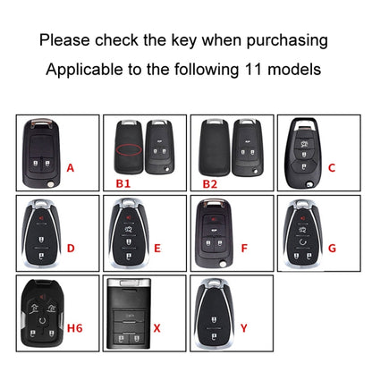 For Chevrolet Car Key Cover Multifunctional Keychain Anti-lost Number Plate, Style: Y - Car Key Cases by buy2fix | Online Shopping UK | buy2fix