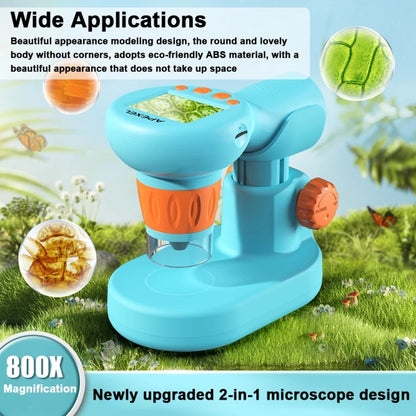 APEXEL MS201 800x 2.0-inch IPS Screen Kids Microscope Supports Taking Photos and Videos - Digital Microscope by APEXEL | Online Shopping UK | buy2fix