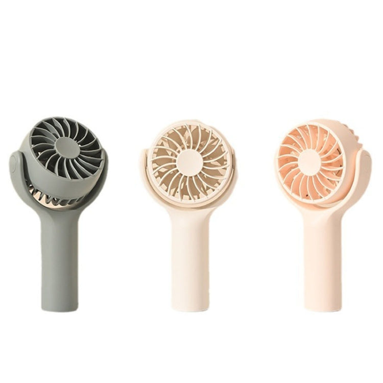 Mini Handheld Small Fan Rechargeable Mute Desktop Portable Fan(Khaki) - Electric Fans by buy2fix | Online Shopping UK | buy2fix