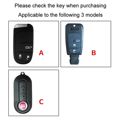 For Fiat Car Key Cover Multifunctional Keychain Anti-Lost Number Plate(C) - Car Key Cases by buy2fix | Online Shopping UK | buy2fix