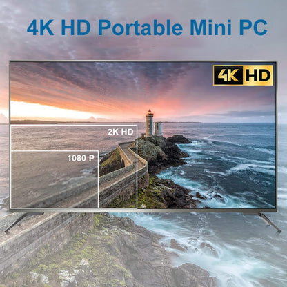 GK3Plus N100 16G+256G UK Plug 12th Intel Alderlake Dual HDMI+VGA Triple Display 4K HD Pocket Mini PC - Windows Mini PCs by buy2fix | Online Shopping UK | buy2fix