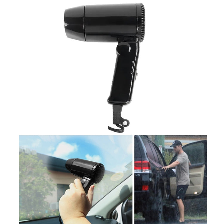 12V Car Outdoor Multi-function Handheld Hair Dryer(Black) - Hair Dryers & Accessories by buy2fix | Online Shopping UK | buy2fix