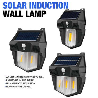 Outdoor Solar Light Tungsten Wall Light Waterproof Patio Sensor Night Lamp, Specification: 1-1LED - Solar Lights by buy2fix | Online Shopping UK | buy2fix