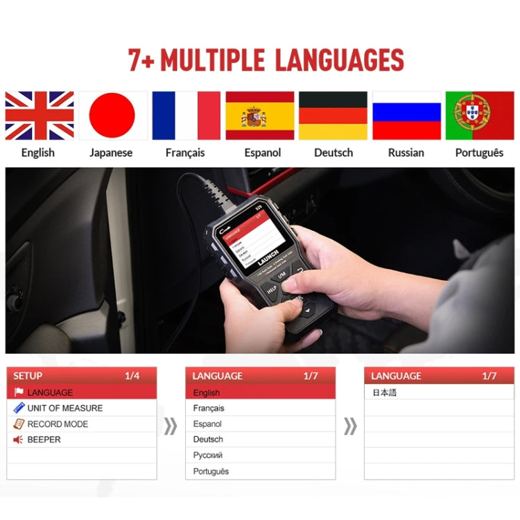 Launch Creader CR529 OBD2 Car Engine Fault Tester Code Scanner(Black) - Code Readers & Scan Tools by Launch | Online Shopping UK | buy2fix