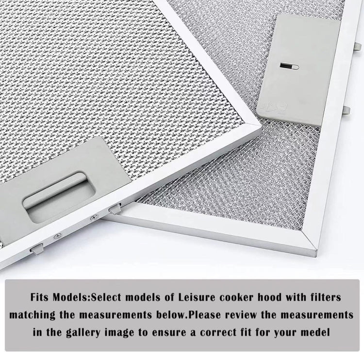 2pcs 10.2 x 12.5 Inch Range Hood Filter 5-Layer Aluminum Mesh Hood Grease Filter - Range Hoods & Accessories by buy2fix | Online Shopping UK | buy2fix