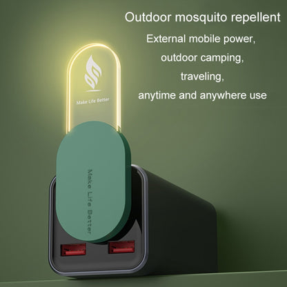 USB Ultrasonic Mosquito Repeller Household Smart Mosquito and Mite Repellent Nightlight(White) - Repellents by buy2fix | Online Shopping UK | buy2fix