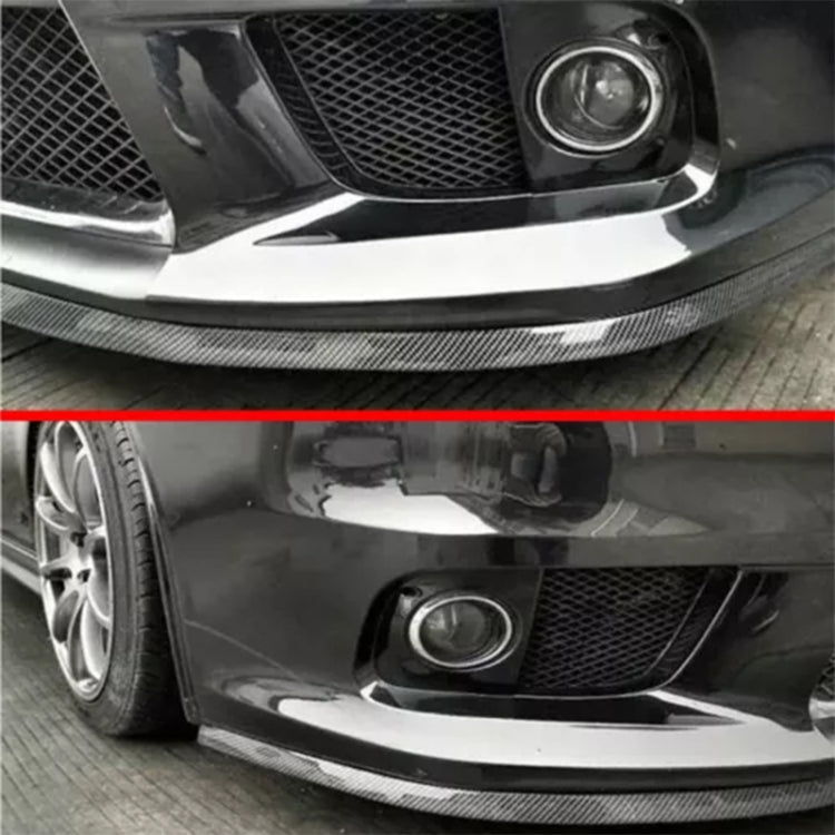 SAMURAI 2.5m Carbon Fiber Car Front Lip Anti-Collision Bumper Modification Strip Supplies, Color: Blue - Anti Collision Sticker by SAMURAI | Online Shopping UK | buy2fix
