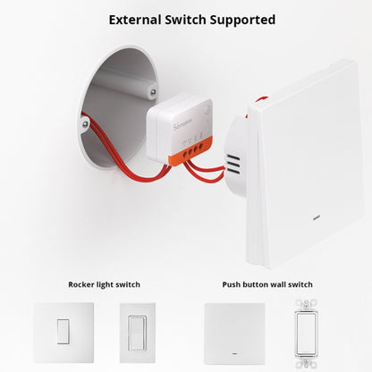 SONOFF ZBMINI L2 Single Fire Dual Control Intelligent On/Off Switch Module Cell Phone Remote Voice Control Switch - Smart Switch by SONOFF | Online Shopping UK | buy2fix