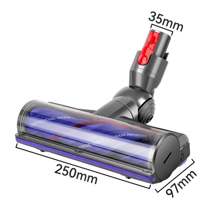 For Dyson V7 / V8 / V10 / V11 Vacuum Cleaner Soft Velvet Roller Direct Drive Brush Head - For Dyson Accessories by buy2fix | Online Shopping UK | buy2fix