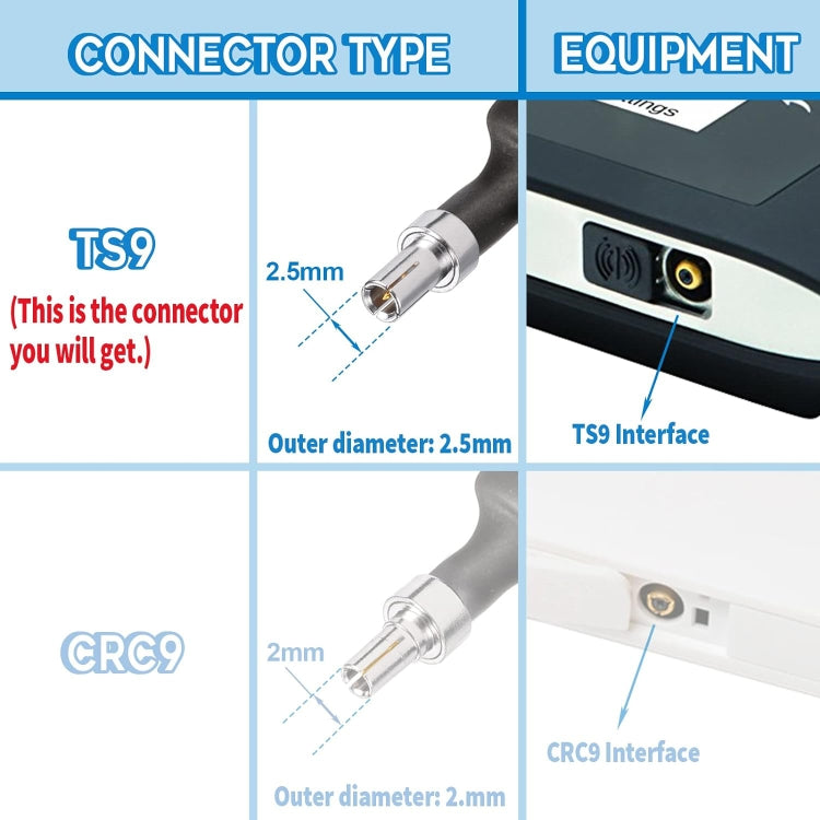 20cm TS9 Male To Female Flat Over Window Cable RF Coaxial Cable - Connectors by buy2fix | Online Shopping UK | buy2fix