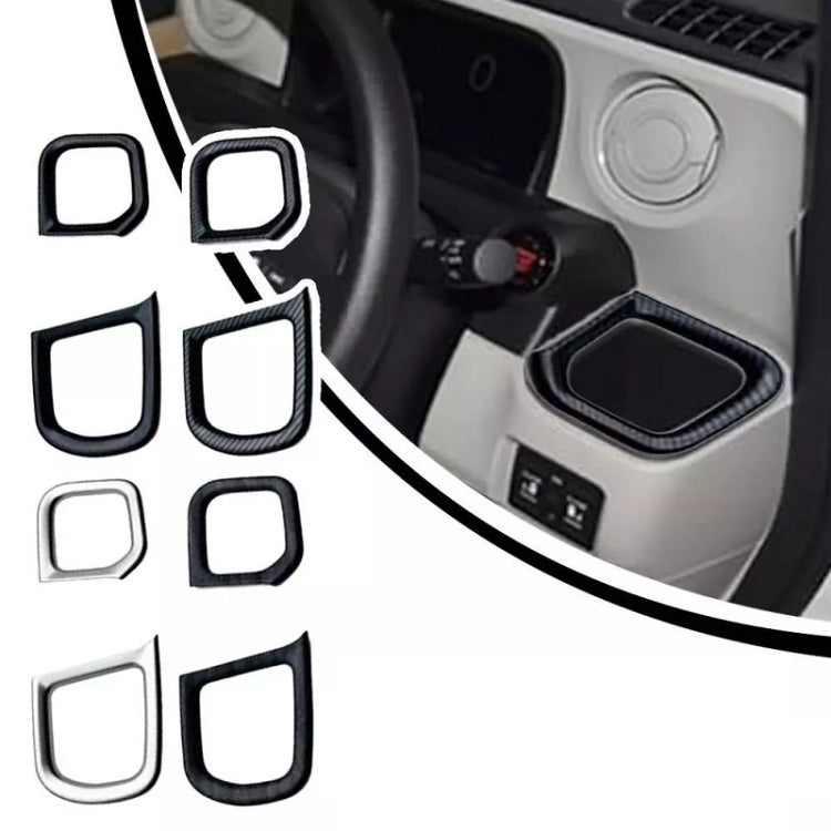 For Honda 2023 N-box JF5/JF6 Right-hand Drive Cup Holder Decorative Frame Patch(Black) - Car Interior Mouldings by buy2fix | Online Shopping UK | buy2fix