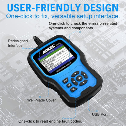 ANCEL BM700 For BMW Full System Diagnostic OBDII Tester Maintenance And Resetting Repair Tools - Code Readers & Scan Tools by ANCEL | Online Shopping UK | buy2fix