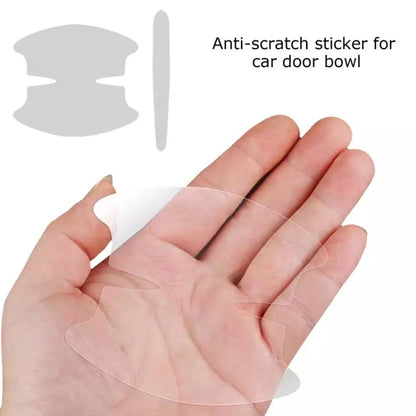 Car Door Handle Anti-scratch Protection Transparent Stickers Anti-collision Strips, Specifications: 8pcs /Set - Auto Film by buy2fix | Online Shopping UK | buy2fix