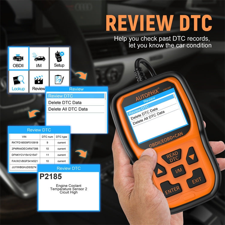 AUTOPHIX OM126P OBD2 Automotive Scanner Car Engine Diagnosis Tool - Code Readers & Scan Tools by AUTOPHIX | Online Shopping UK | buy2fix