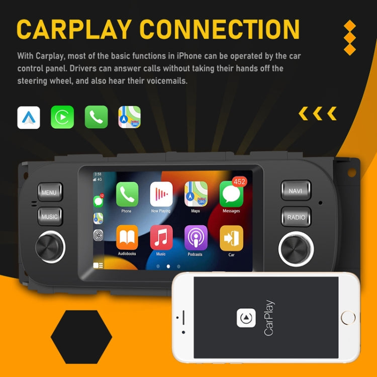 For Para Jeep Grand Cherokee 1999-2004 Carplay Android Navigation All-In-One Monitor With Large Screen(Standard) - Car MP3 & MP4 & MP5 by buy2fix | Online Shopping UK | buy2fix