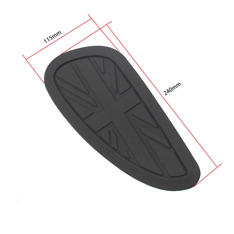 For Triumph Bonneville T100/T120 Bobber 1200 Fuel Tank Insulation Pad Anti-slip Sticker - Ornamental Parts by buy2fix | Online Shopping UK | buy2fix