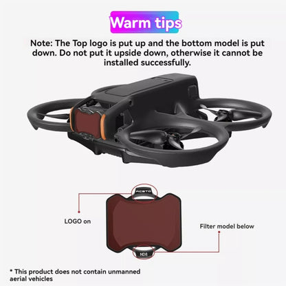 For DJL Avata RCSTQ Crossing Machine Filter Protective Mirror Accessories, Style: UV+CPL+ND8+ND16+ND32+ND64 -  by RCSTQ | Online Shopping UK | buy2fix