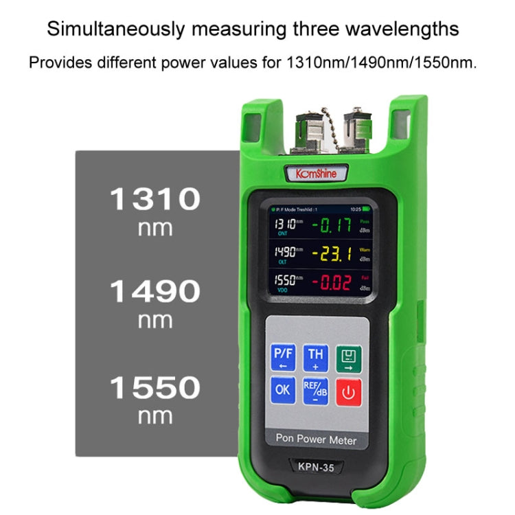 Komshine KPN-35 High Precision PON Optical Power Meter 1310/1490/1550nm Fiber Tester(SC/UPC Interface) - Fiber Optic Test Pen by Komshine | Online Shopping UK | buy2fix