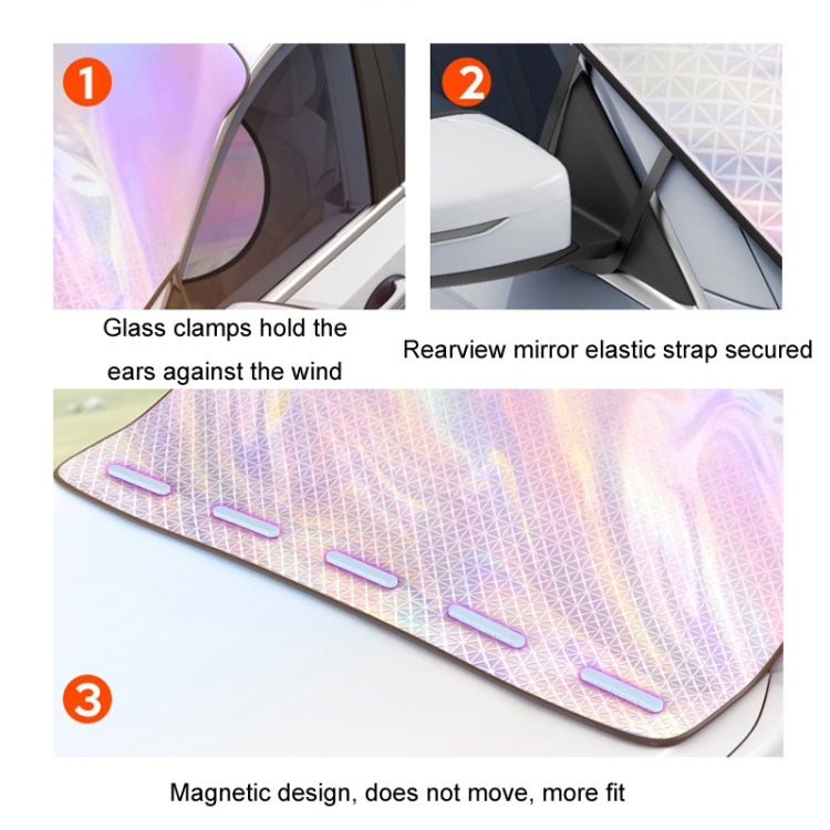 Car Laser Front Windshield Sun Protection Heat Insulation Sunshade, Size: Small - Window Foils & Solar Protection by buy2fix | Online Shopping UK | buy2fix