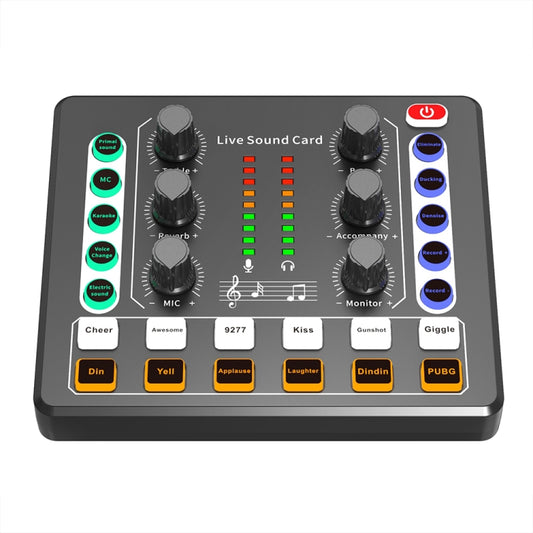 M8 Recording And Singing Live Bluetooth Sound Card Set, Color: Black - Live Sound Effects Processors by buy2fix | Online Shopping UK | buy2fix