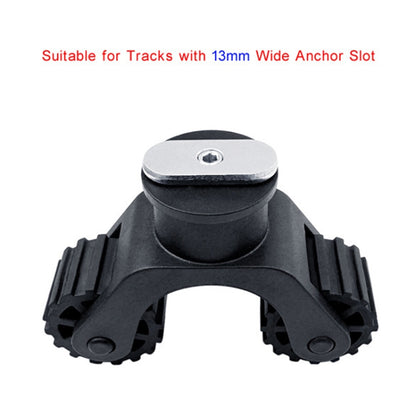 Canoe Paddle Fishing Rod Holder Rail Bracket Kayak Accessories, Specification: 9 Inch Rail - Marine Accessories & Parts by buy2fix | Online Shopping UK | buy2fix