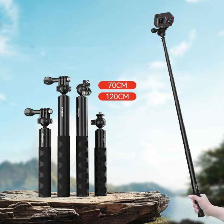 aMagisn 70cm 3-claw Ball Joint Selfie Stick Sports Camera Extension Rod for DJI / GoPro HERO / Insta360 - Extendable Pole by aMagisn | Online Shopping UK | buy2fix