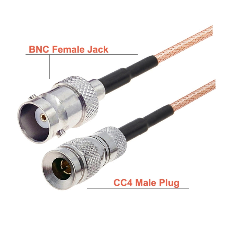 100cm CC4 Male To BNC Female Cable RG179 RF Adapter Wire - Connectors by buy2fix | Online Shopping UK | buy2fix