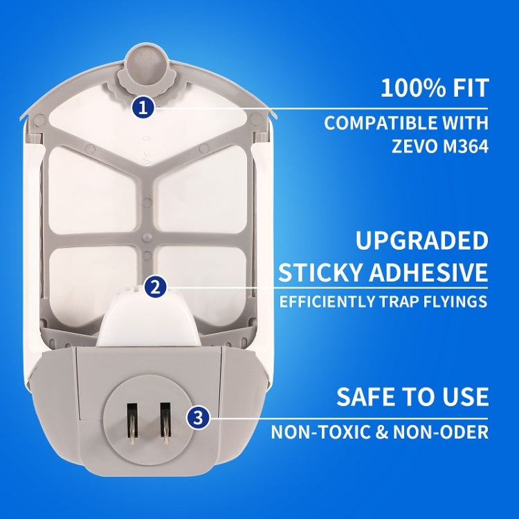 For ZEVO M364/M364 MAX Insect Trap Mosquito Killer Refill 10pcs /Box - Repellents by buy2fix | Online Shopping UK | buy2fix