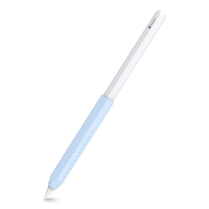 For Apple Pencil 1&2 AhaStyle PT182 Silicone Protective Grip Cover(Blue) - Pencil Accessories by AhaStyle | Online Shopping UK | buy2fix